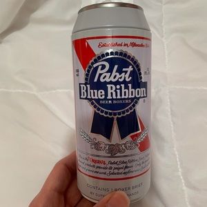 Pabst blue ribbon boxers and stash can